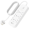 Belkin 6-Outlet Surge Protector Power Strip, Wall-Mountable with 6 AC Outlets, 2M Power Cord, & Green Indicator Light - USB-C Port & USB-A Port w/USB-C PD Fast Charging - 650 Joules of Protection